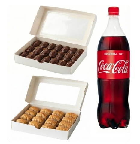 1 Litre Kola İle Tamamlanmış Cevizli Menü