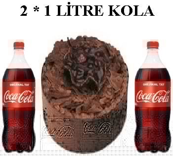 Doyurucu Parça Çikolatalı Yaş Pasta ve Çift Cola